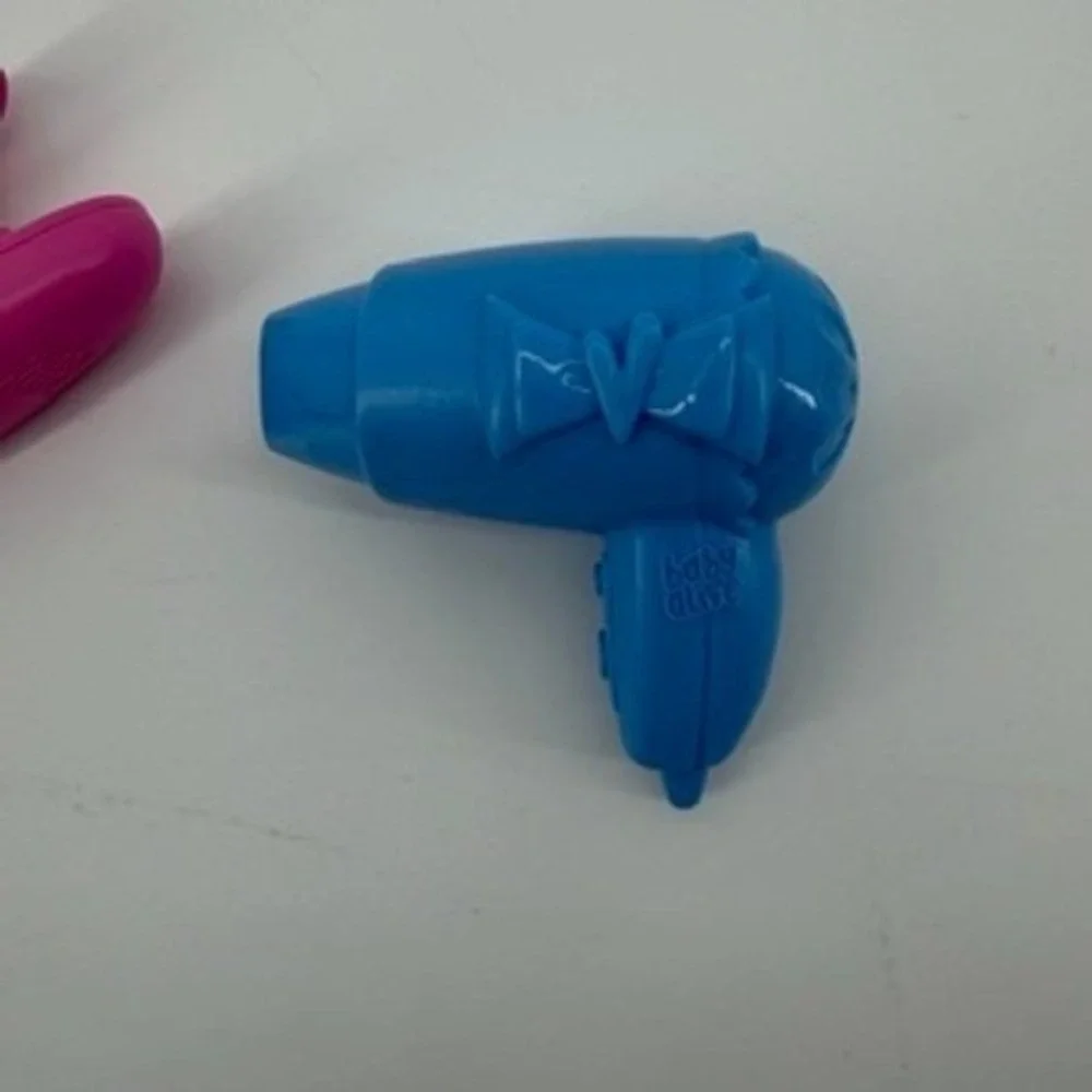Baby Alive Doll Hair Styling Accessories‎ Blue Blow Dryer Pink Crimper Toy Set